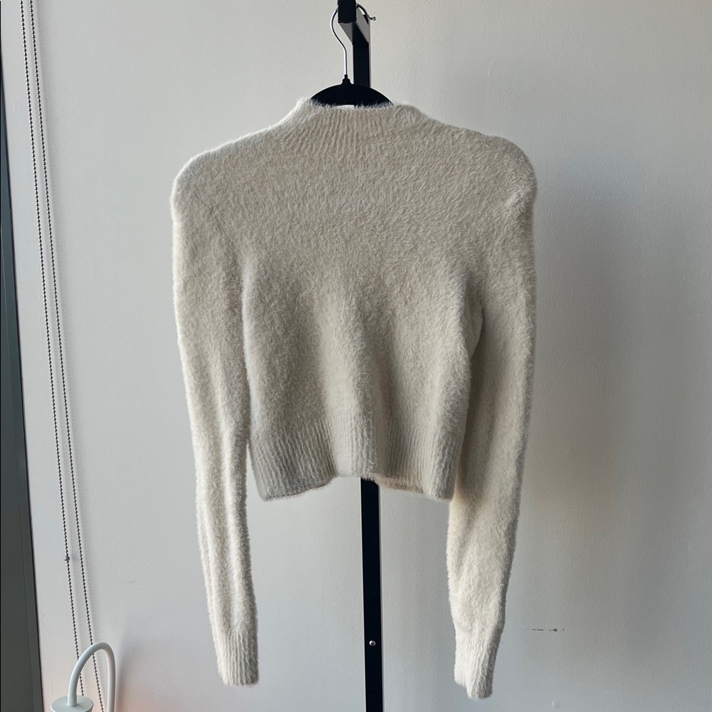 Bershka Soft Cream Turtleneck Sweater